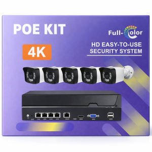 4 CAMERA SET OF 4 FULL KIT FULL COLOR